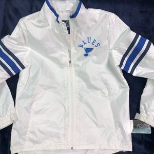 NWT- NHL St. Louis Blues Reflective Zip Jacket